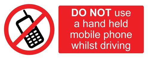 Verwenden sie kein handtelefon - sie,