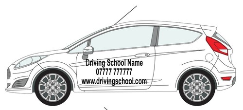 Fahrschule auto vinyl - auto,